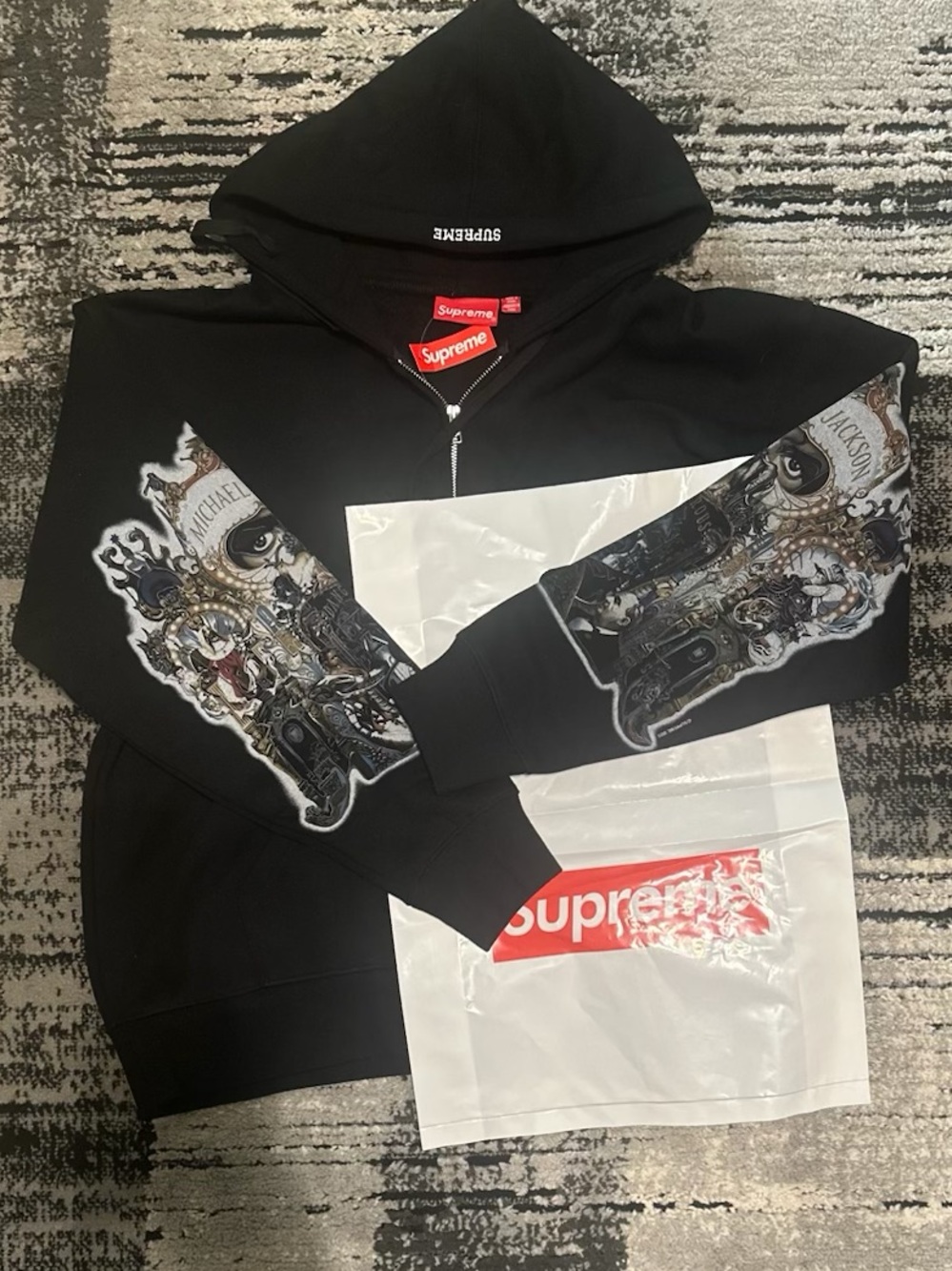 Supreme X Micheal Jackson collab zip up